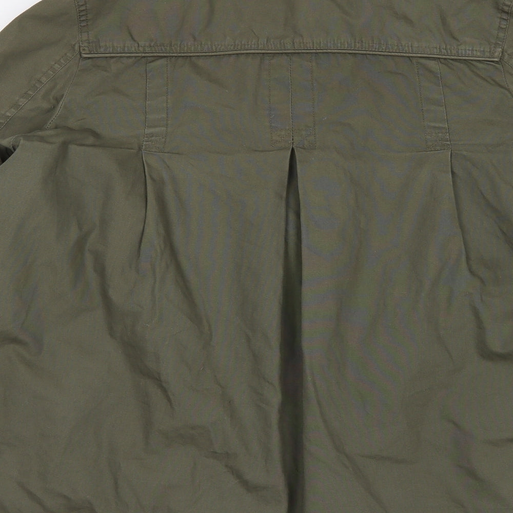 URBAN CONCEPT Womens Green Pea Coat Jacket Size 12