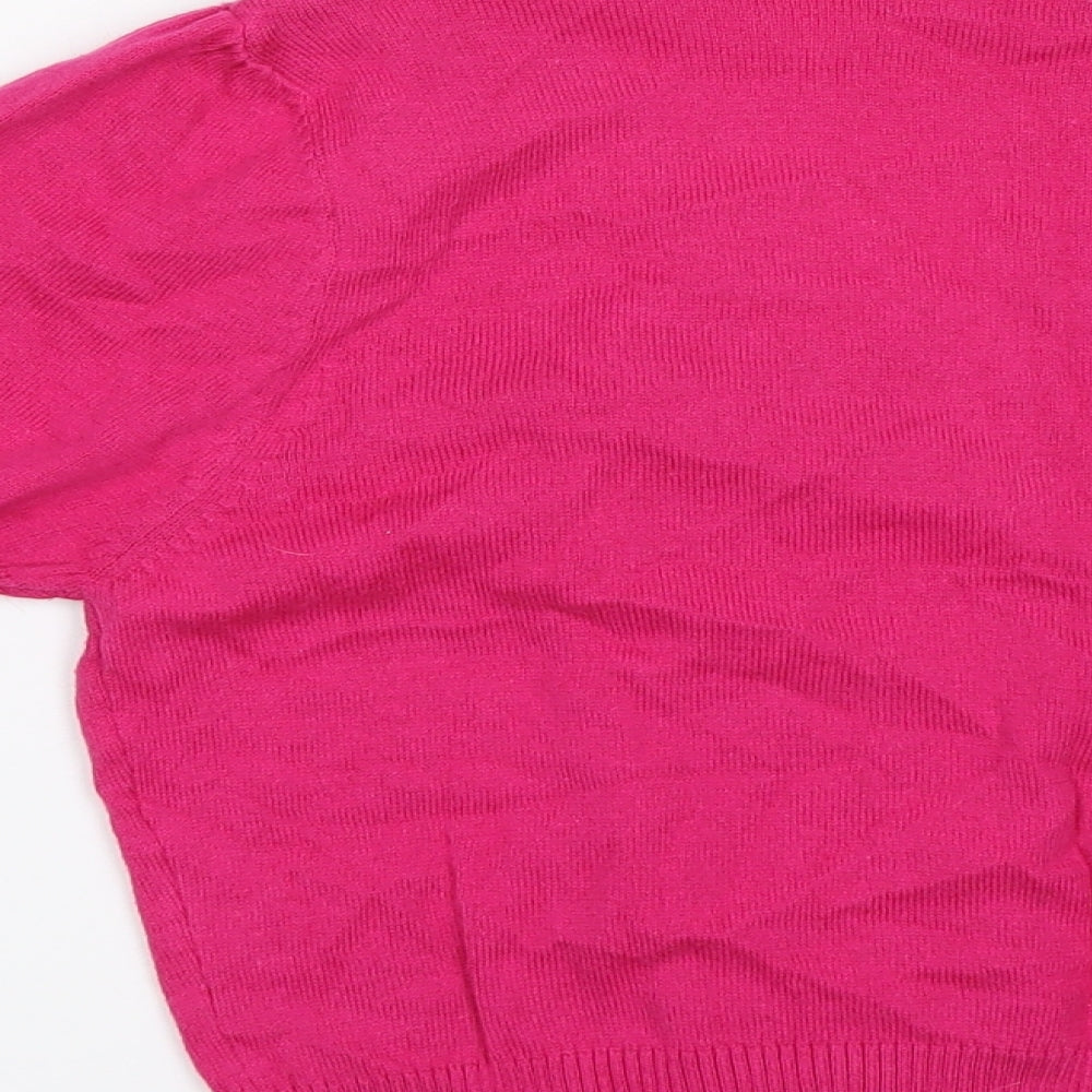 TU Womens Pink Cardigan Jumper Size 10