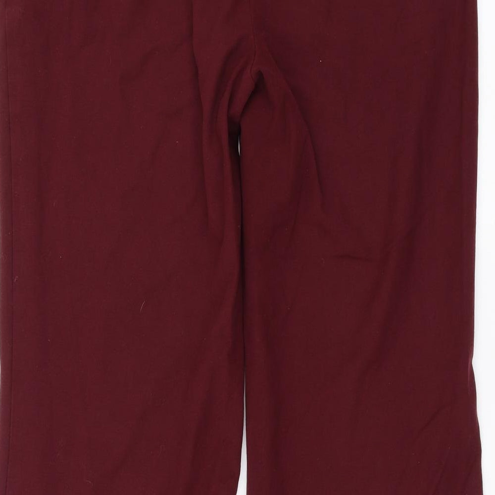 Marks and Spencer Womens Purple Trousers Size 12 L30 in