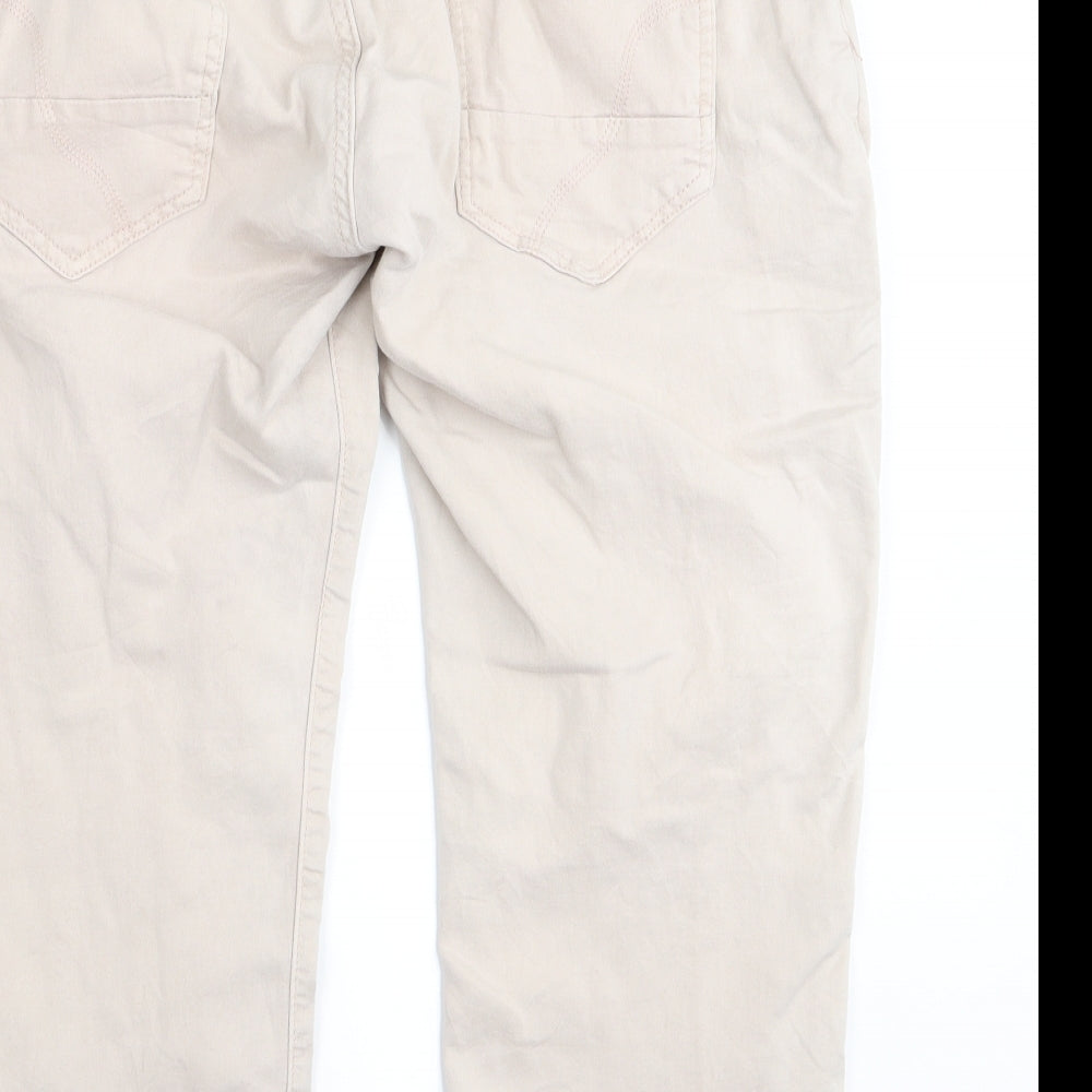 Place de jour Mens Pink Capri Trousers Size 32 in L22 in