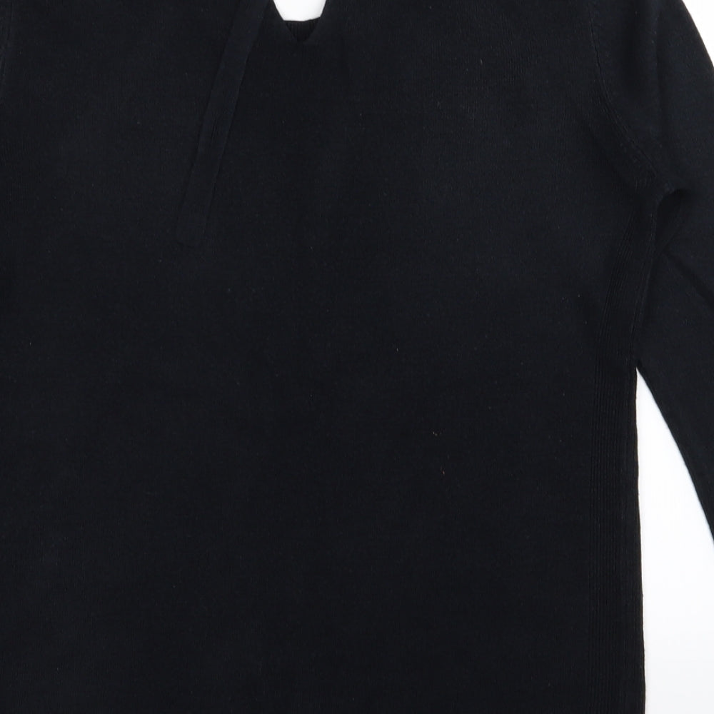Dorothy Perkins Womens Black Basic T-Shirt Size 12