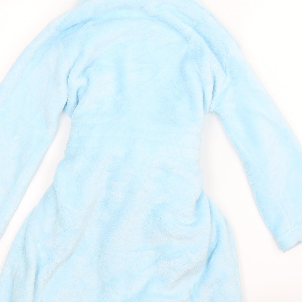 Girls Girls Blue Geometric Top Gown Size 5-6 Years
