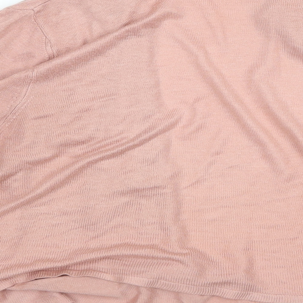 TU Womens Pink Cardigan Jumper Size 10
