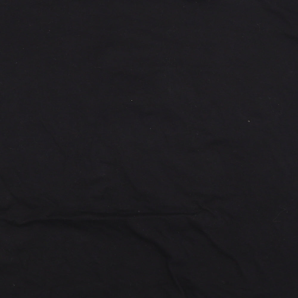 Preworn Womens Black Basic T-Shirt Size L - I'm hooked