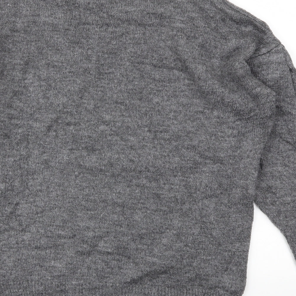 Dorothy Perkins Womens Grey Pullover Jumper Size 8