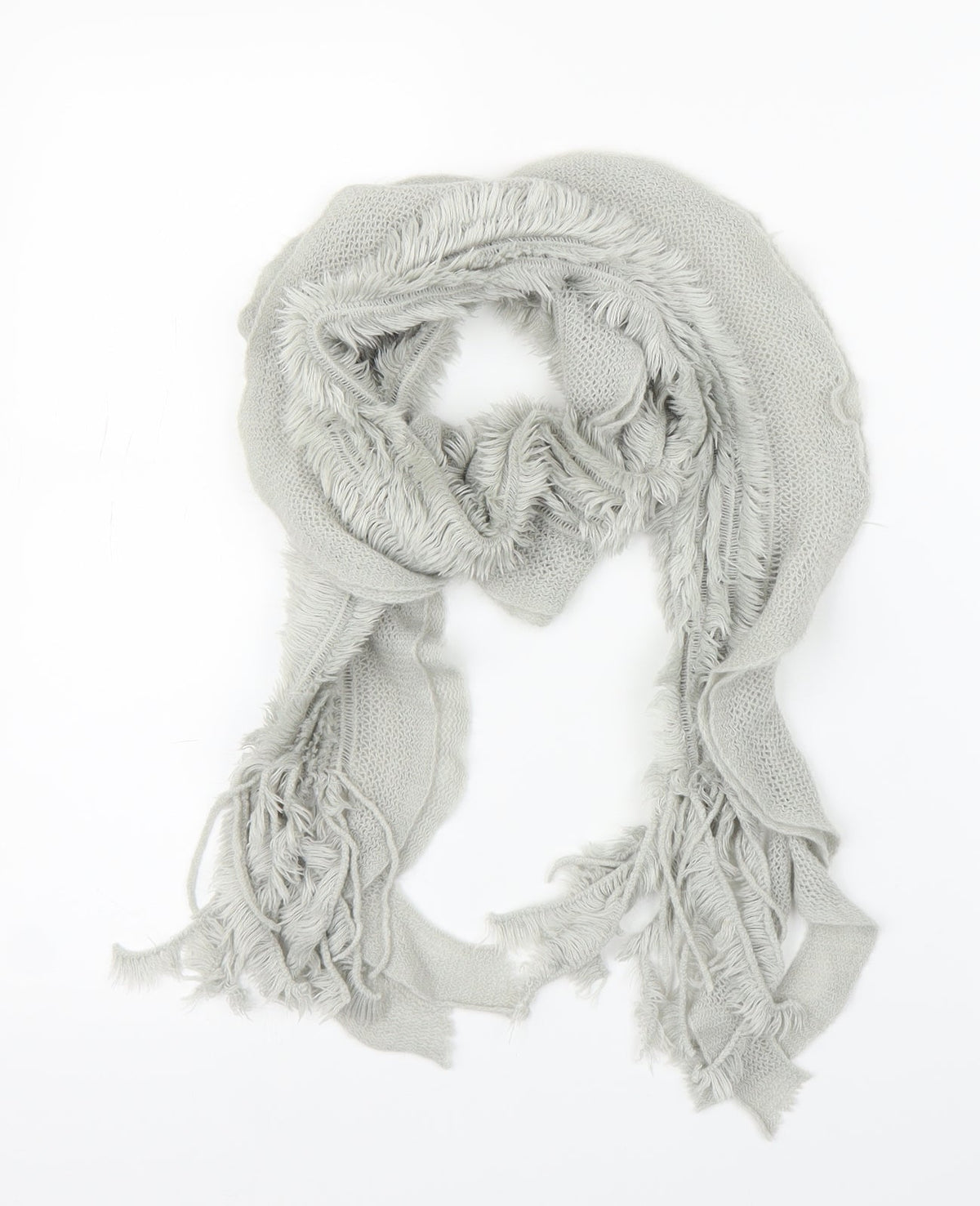 Preworn Girls Grey Scarf Scarves & Wraps One Size
