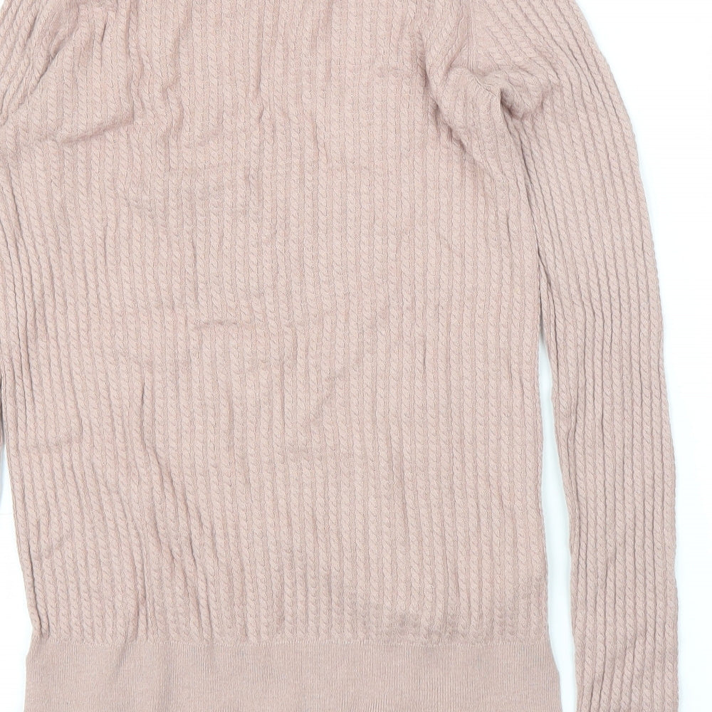 H&M Womens Pink Pullover Jumper Size S