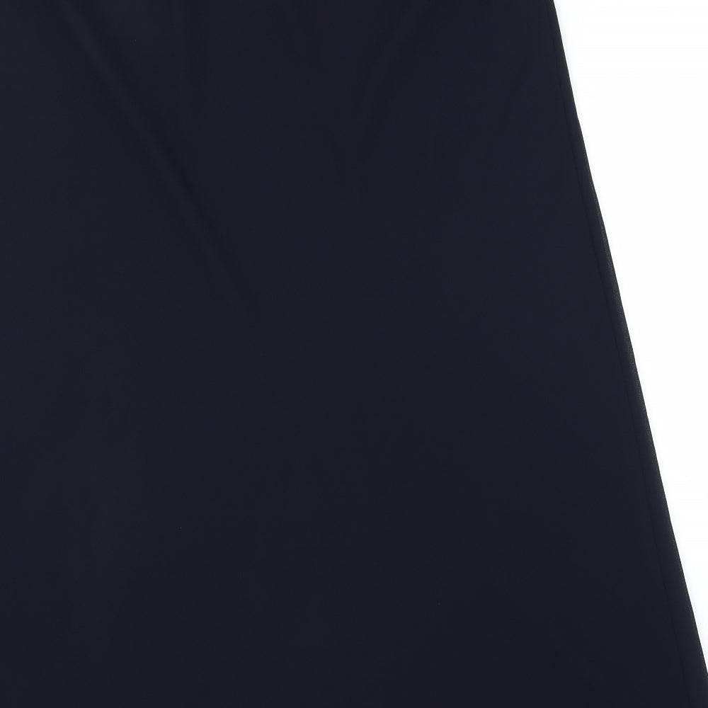 ELVI Womens Blue A-Line Skirt Size XL