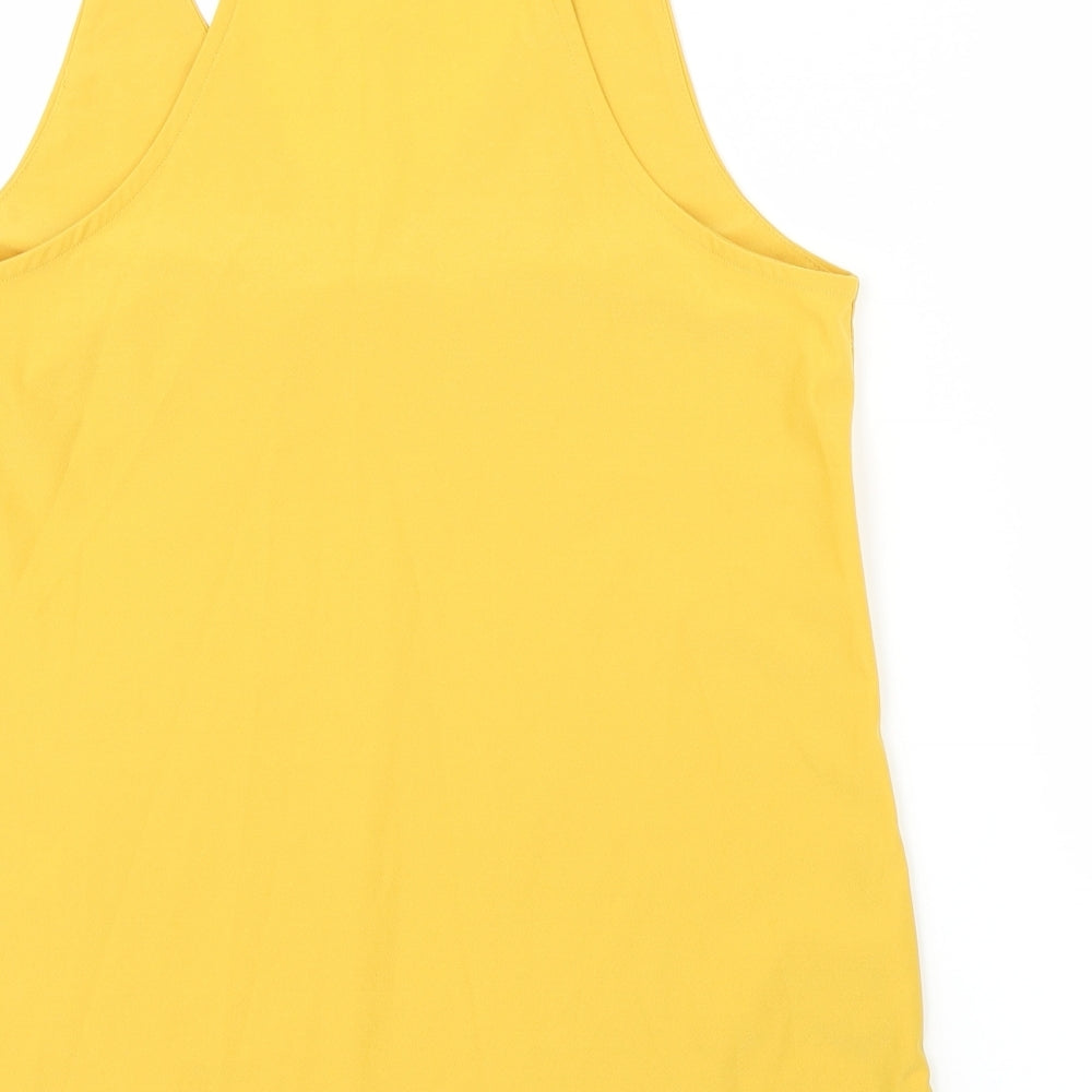 New Look Womens Yellow Basic Blouse Size 12
