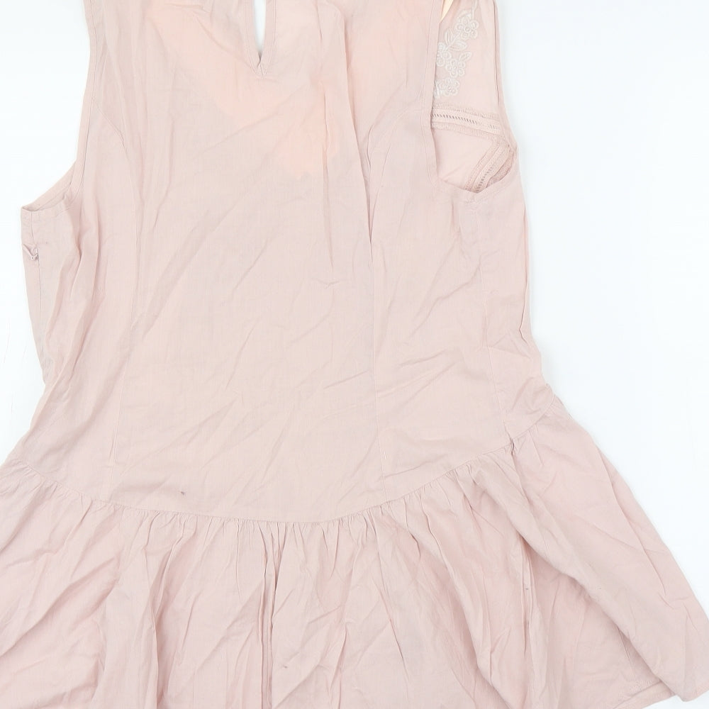 Papaya Womens Pink A-Line Size M