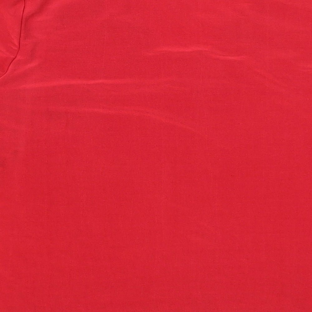 Kaleidoscope Womens Red Basic T-Shirt Size 14