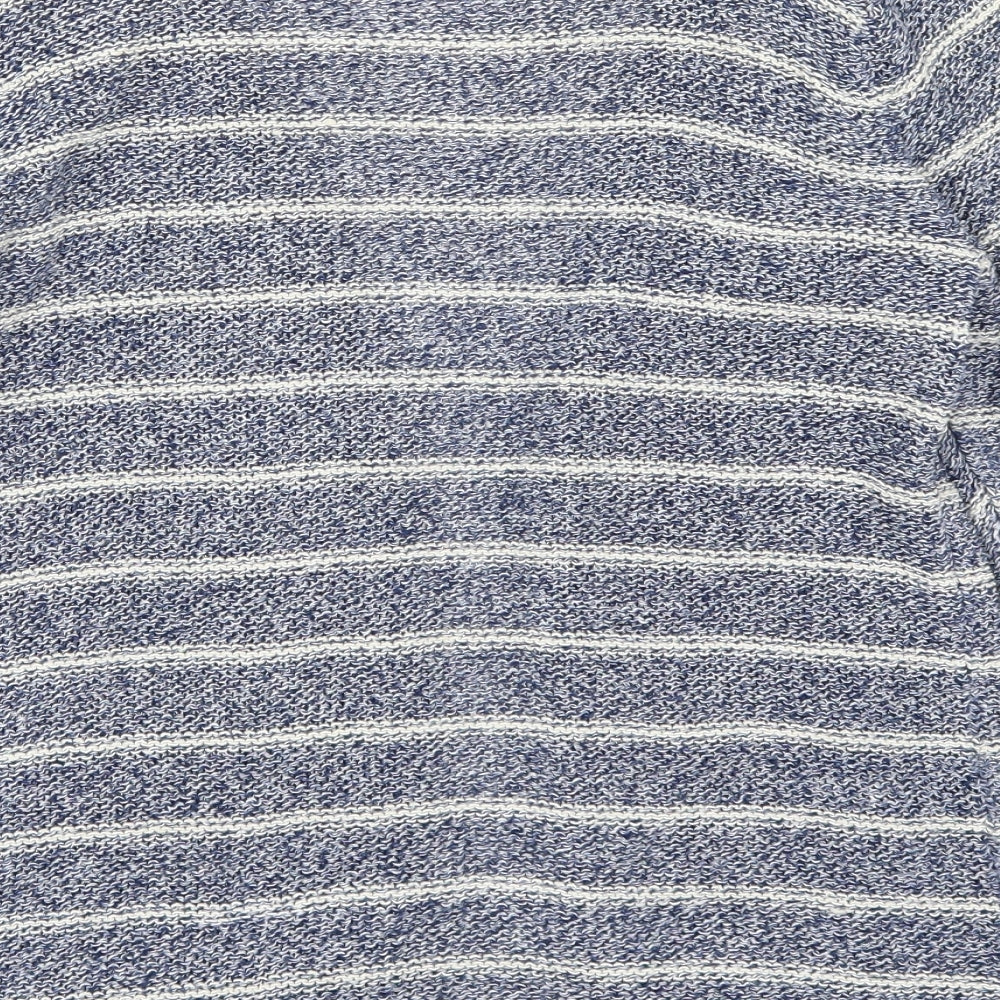 Atmosphere Womens Blue Striped Cardigan Jumper Size 6
