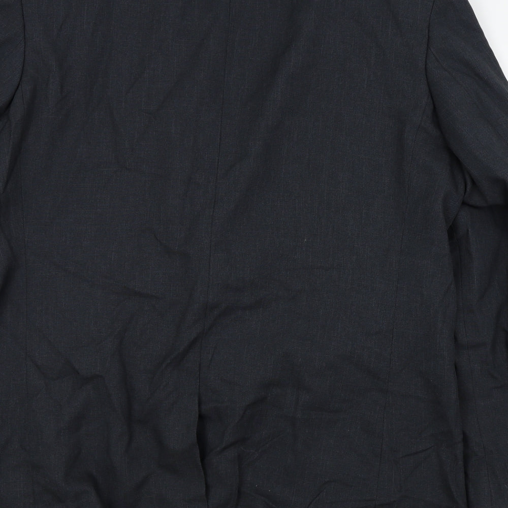 T&W Mens Grey Jacket Blazer Size 44