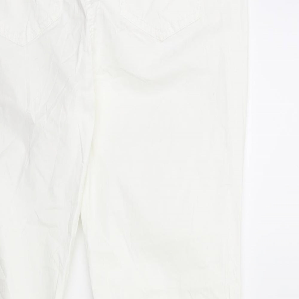 Cecil Womens White Trousers Size 33 in L27 in