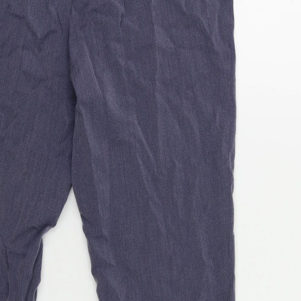 Classic Womens Blue Trousers Size 14 L23 in