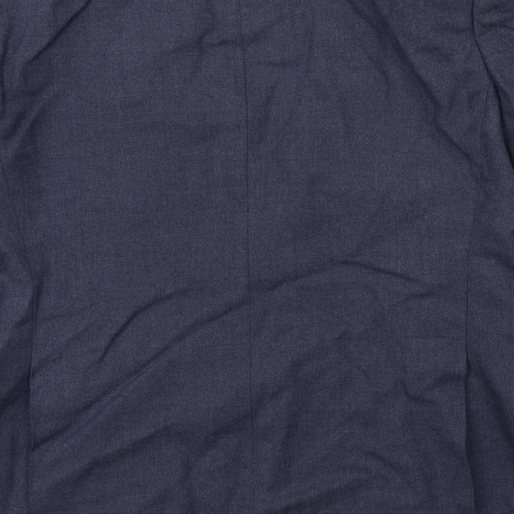 ST MICHAEL Mens Blue Jacket Suit Jacket Size 42