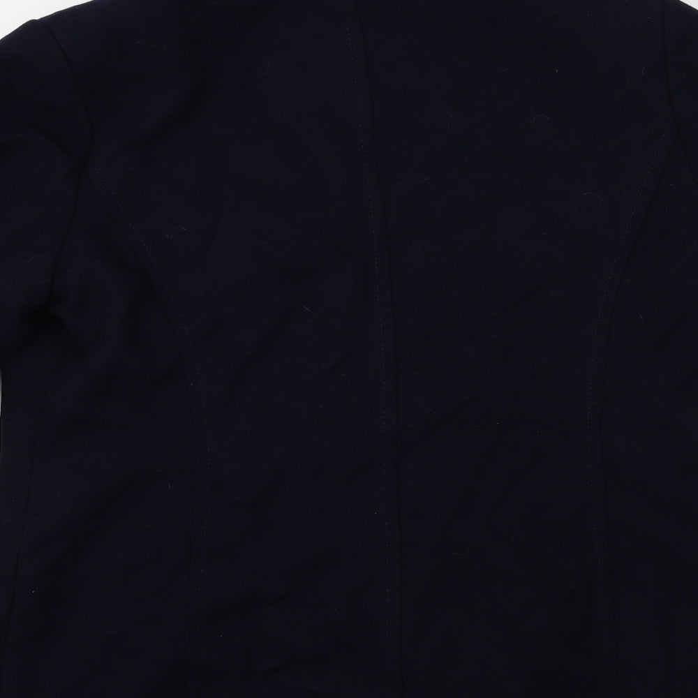 Marks & Spencer Womens Blue Overcoat Coat Size 14
