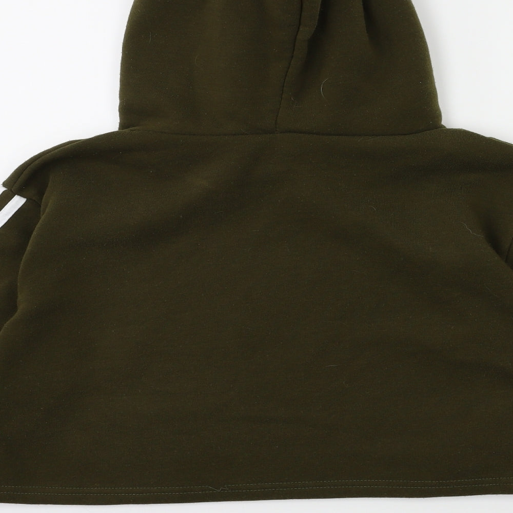 Preworn Womens Green Pullover Hoodie Size M