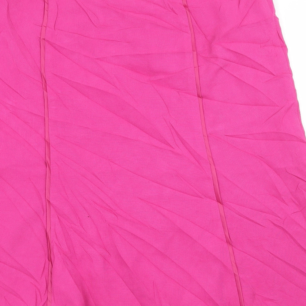 Preworn Womens Pink A-Line Skirt Size 32 in