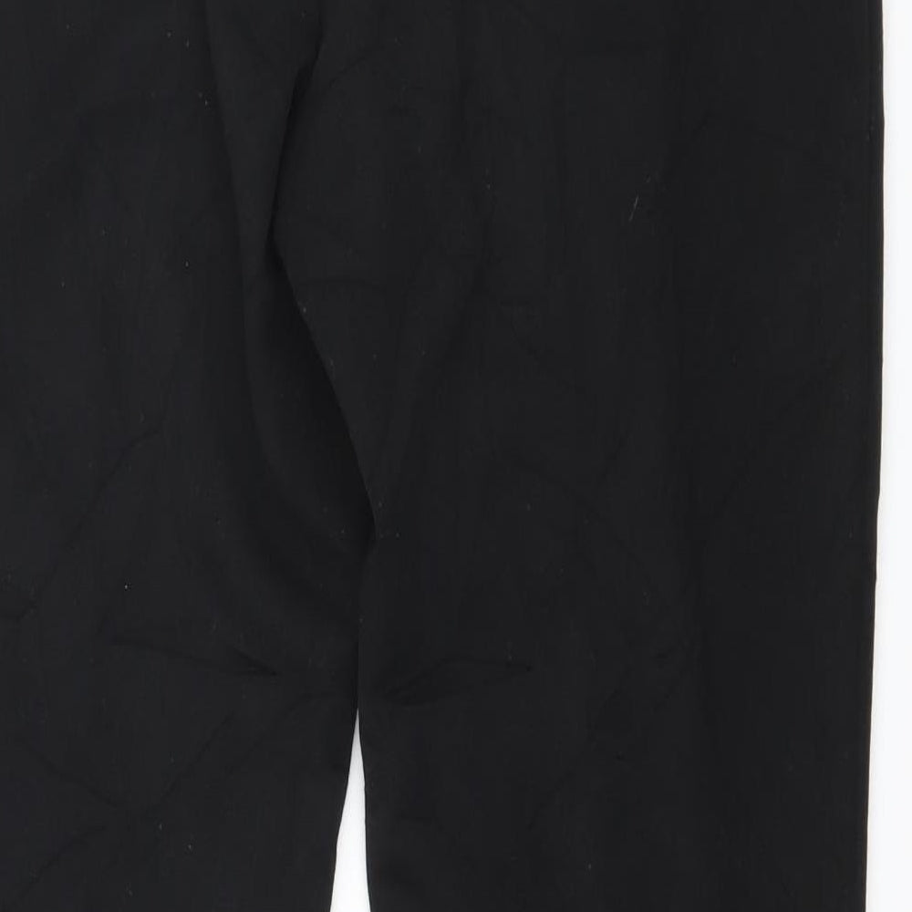 Marks and Spencer Womens Black Trousers Size 10 L28 in