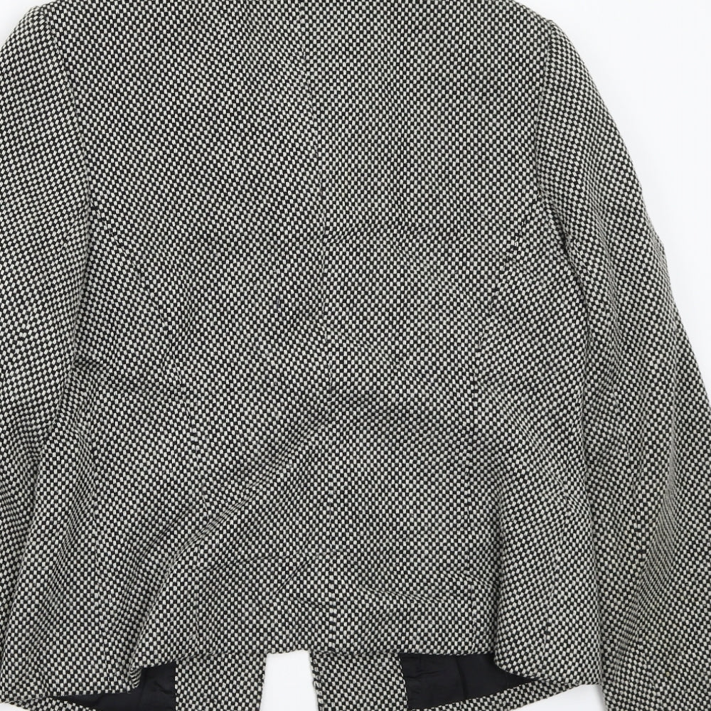 Character Club Womens White Jacket Blazer Size 8