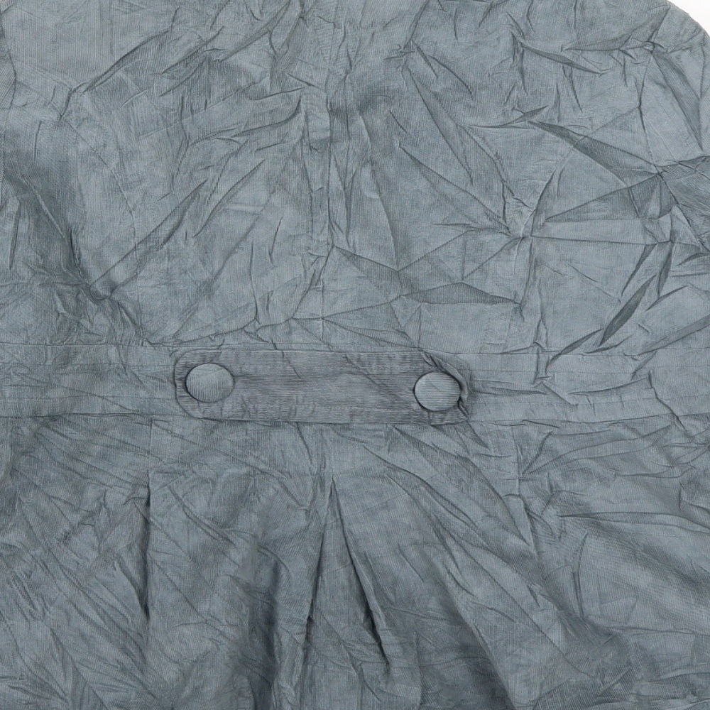 Patra Womens Blue Jacket Suit Jacket Size M