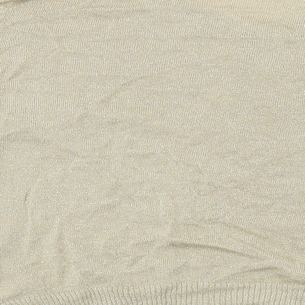 BHS Womens Beige Cardigan Jumper Size 16