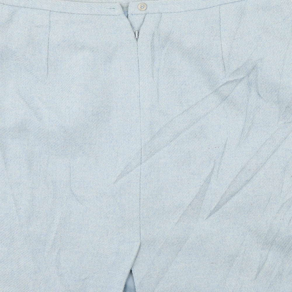 Wallis Womens Blue A-Line Skirt Size 18