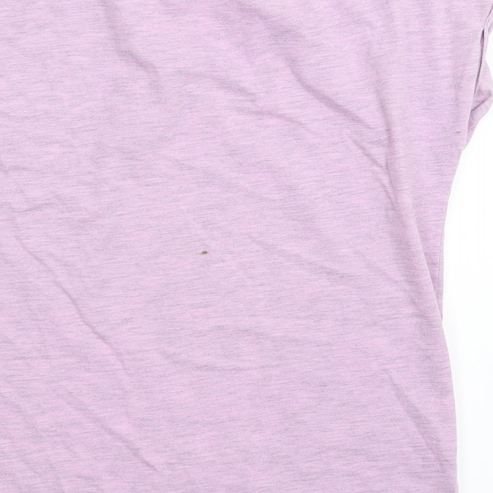 NEXT Girls Purple Basic T-Shirt Size 5 Years - Star Wars