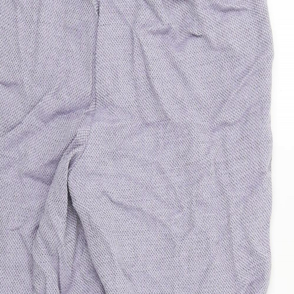 Honnor milburn Womens Purple Capri Trousers Size 12 L22 in