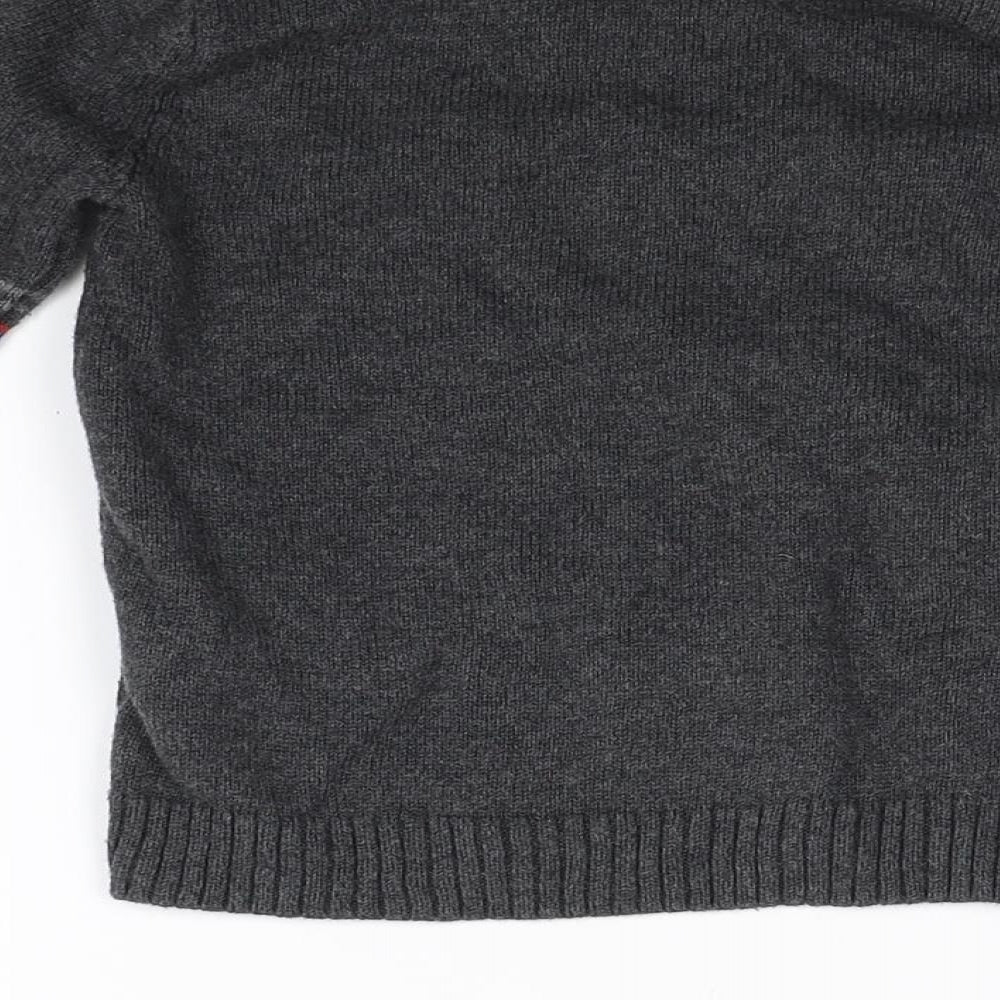 Rorie Whelan Boys Grey Corduroy Pullover Jumper Size 2 Years