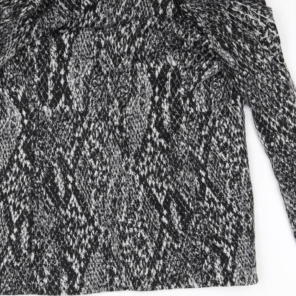 NEXT Womens Black Cardigan Jumper Size 8