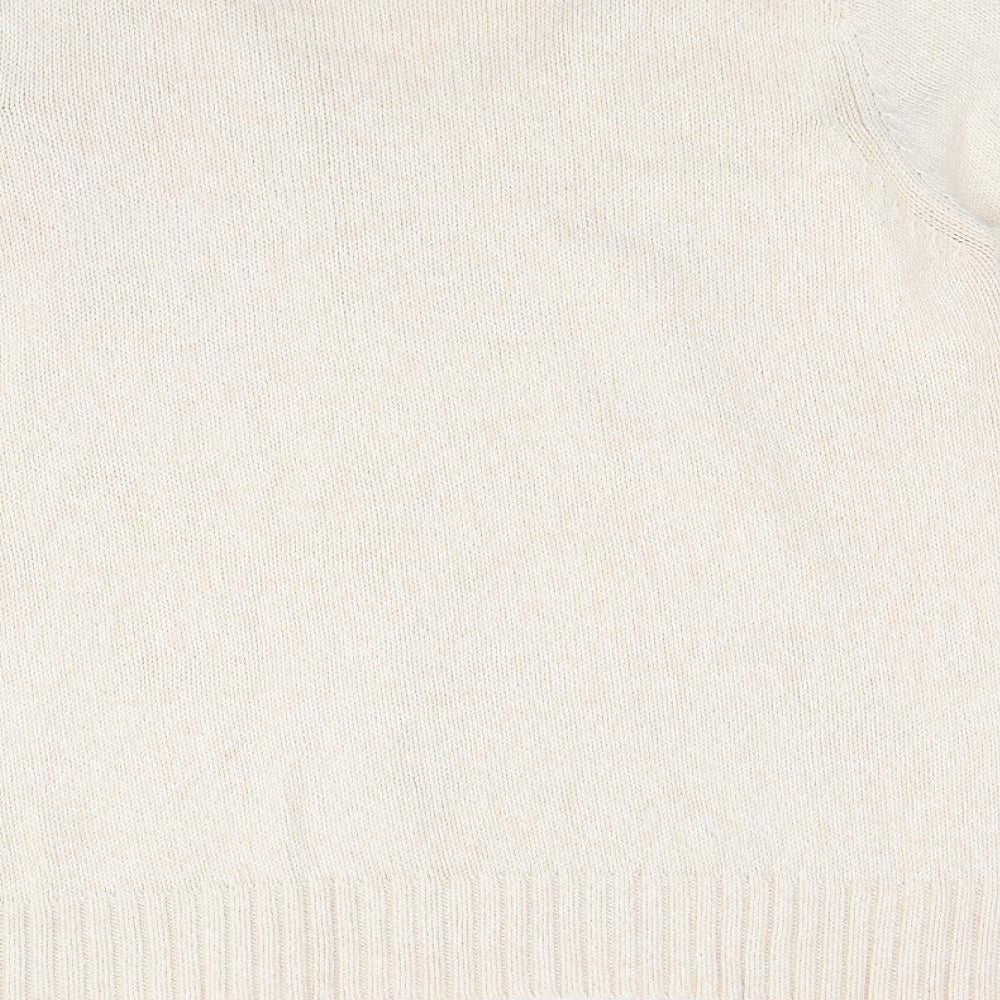 BHS Womens Beige Knit Pullover Jumper Size 12