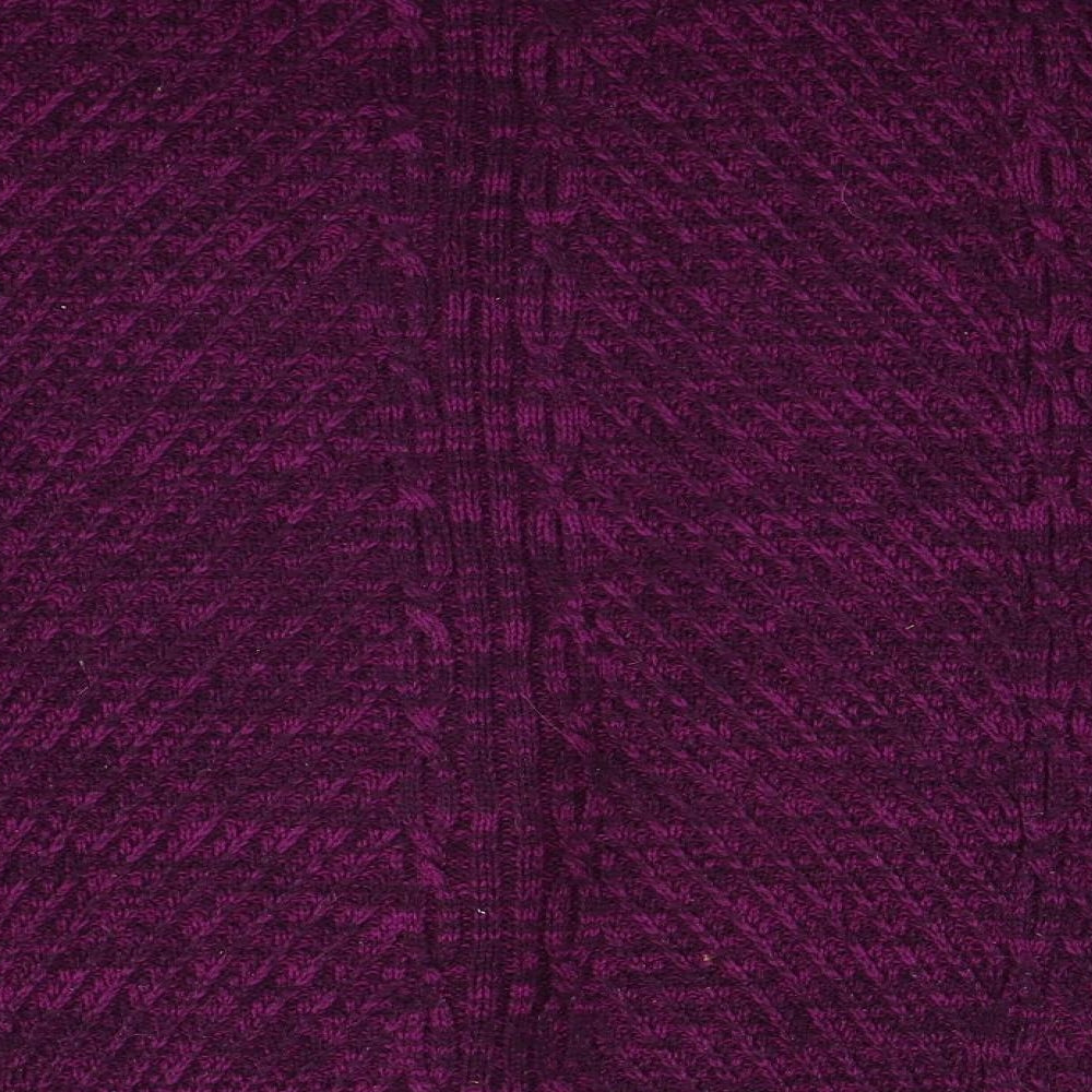 Bonmarché Womens Purple Knit Pullover Jumper Size M
