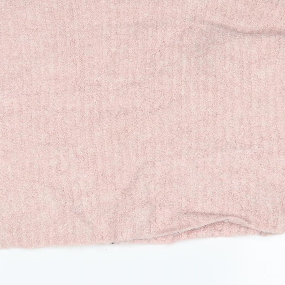 Marks and Spencer Womens Pink Knit Pullover Jumper Size S