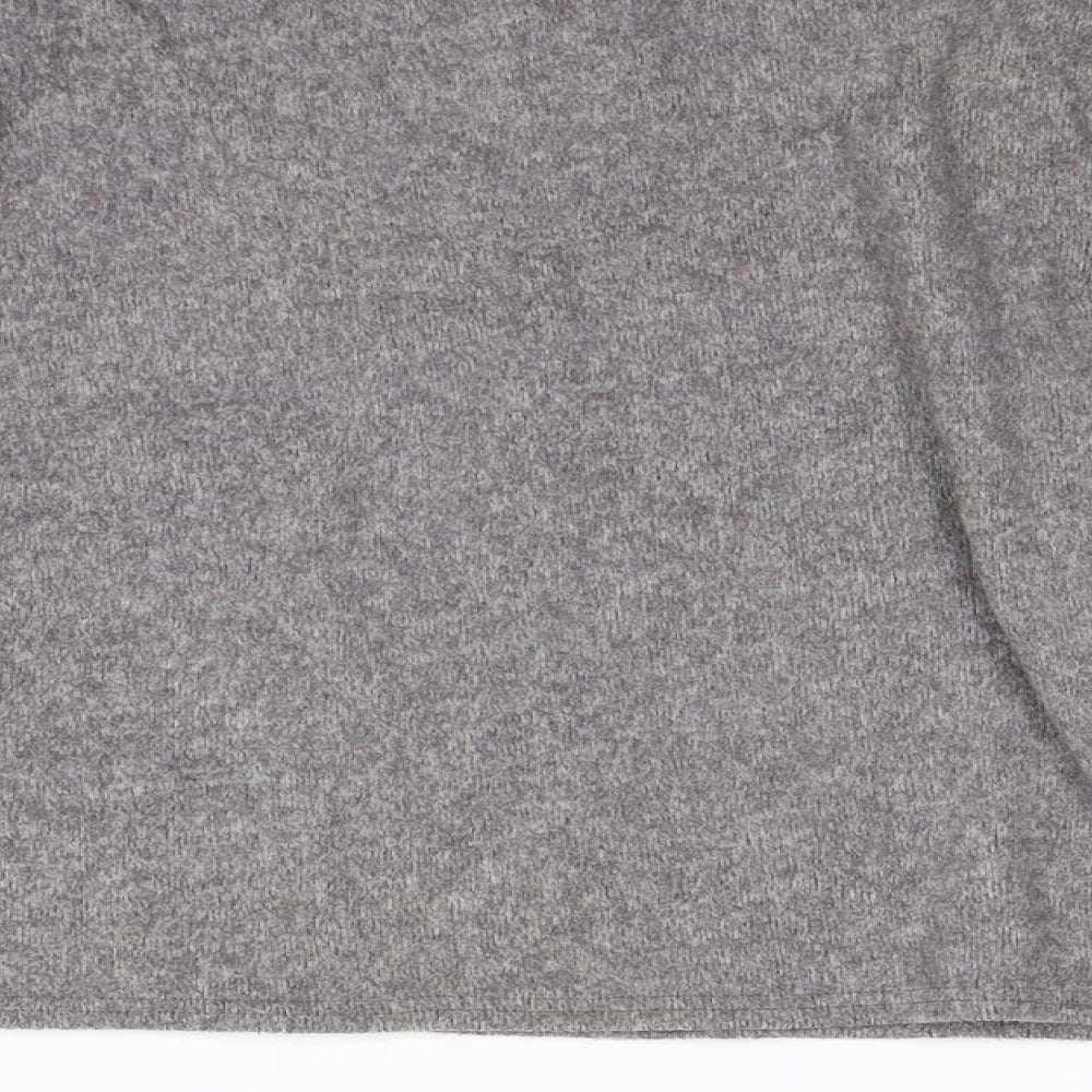 New Look Womens Grey Pullover Jumper Size S