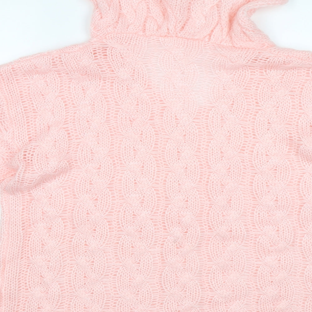 Preworn Womens Pink Pullover Hoodie Size M