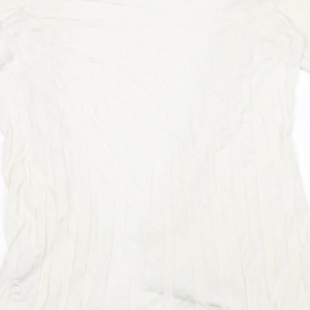 Per Una Womens White Shrug Jumper Size 12
