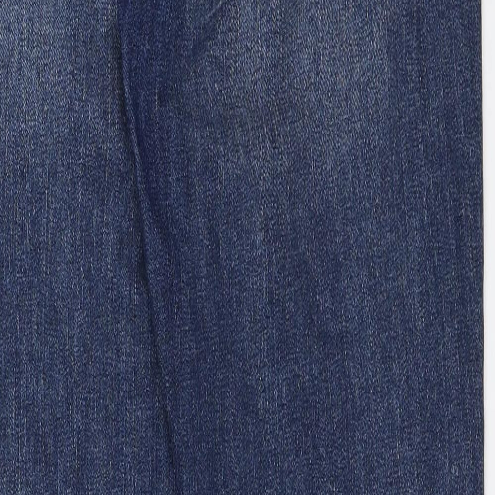 H&M Womens Blue Denim Skinny Jeans Size 8 L28 in