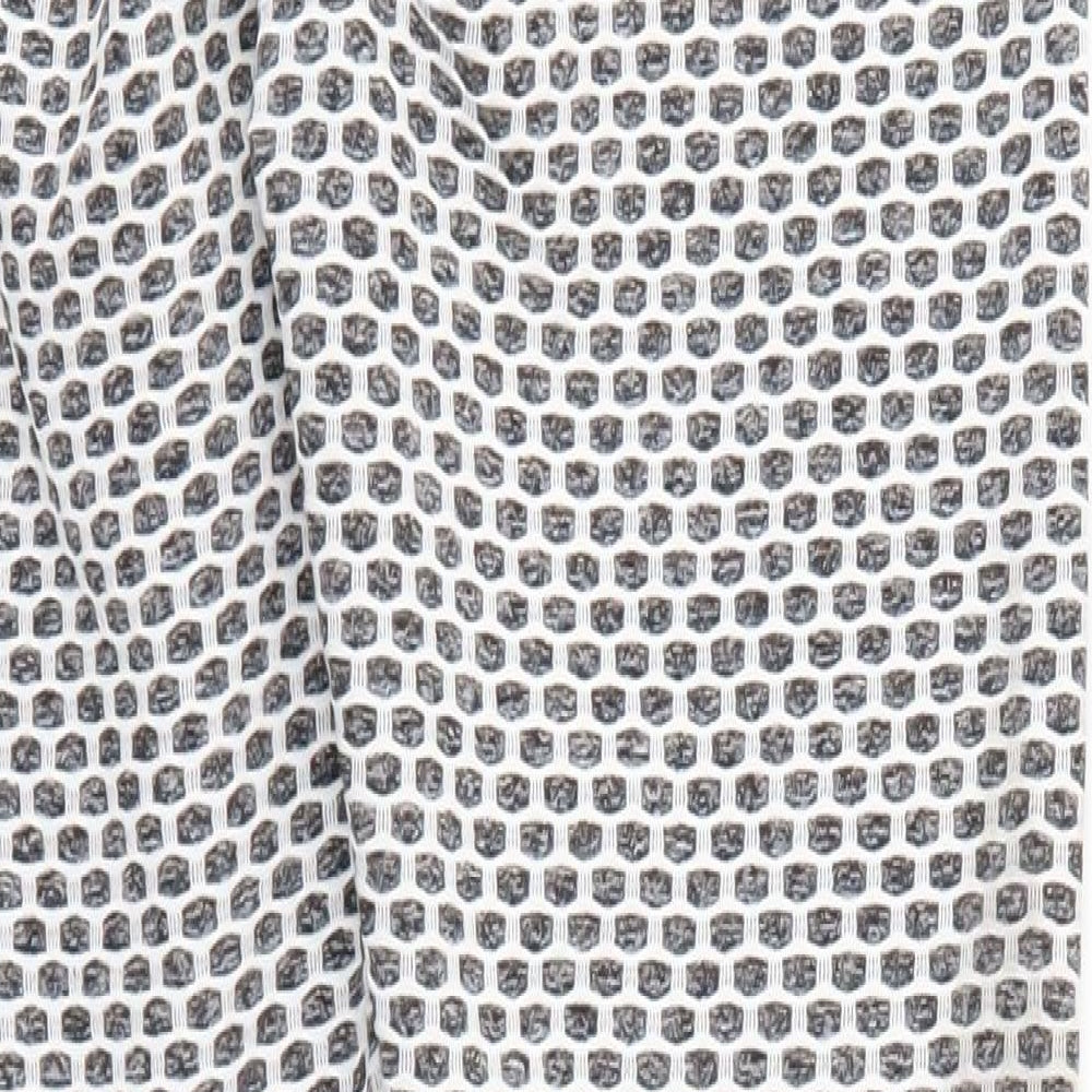 Preworn Womens Grey Polka Dot Leggings Size S L26 in