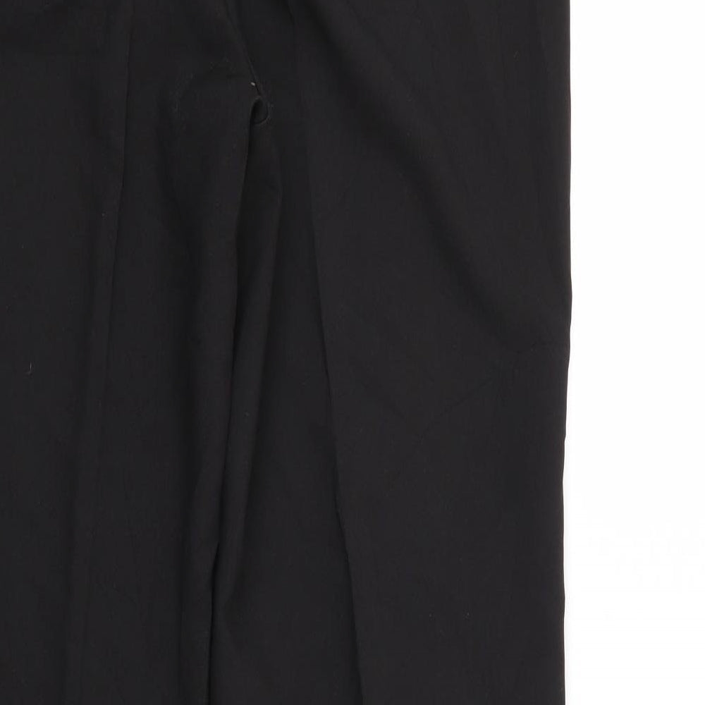 Dorothy Perkins Womens Black Trousers Size 12 L28 in