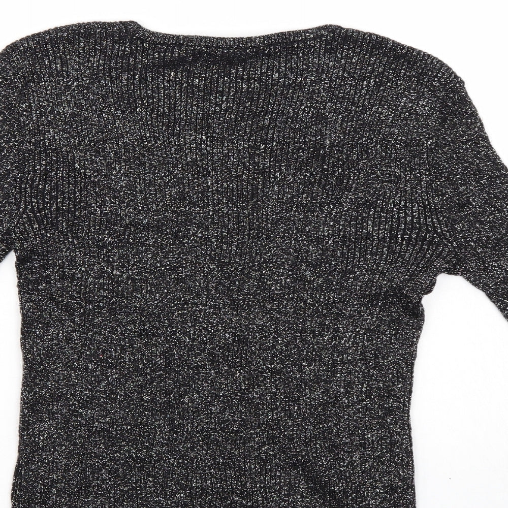 Cooperative Womens Black Pullover Jumper Size S