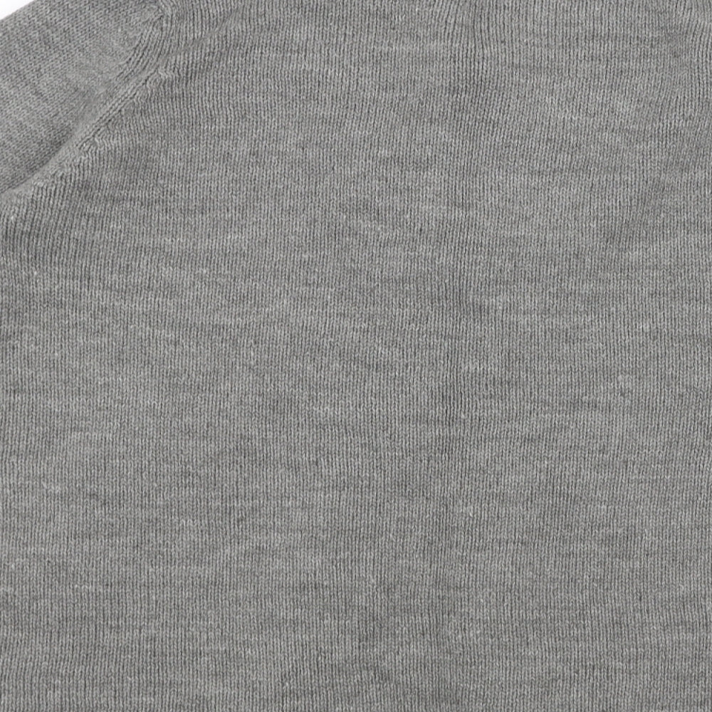 George Womens Grey Knit Jacket Coatigan Size 18