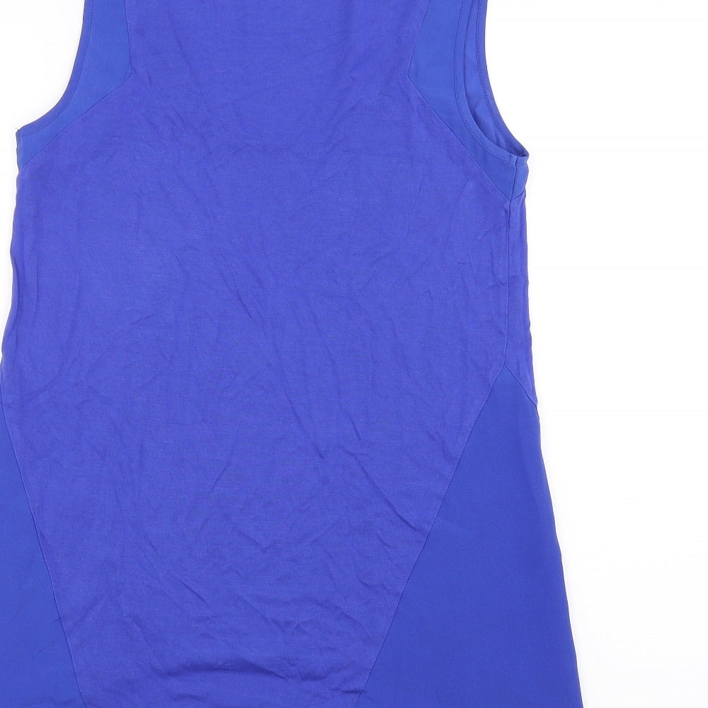 Oasis Womens Blue Basic Tank Size S