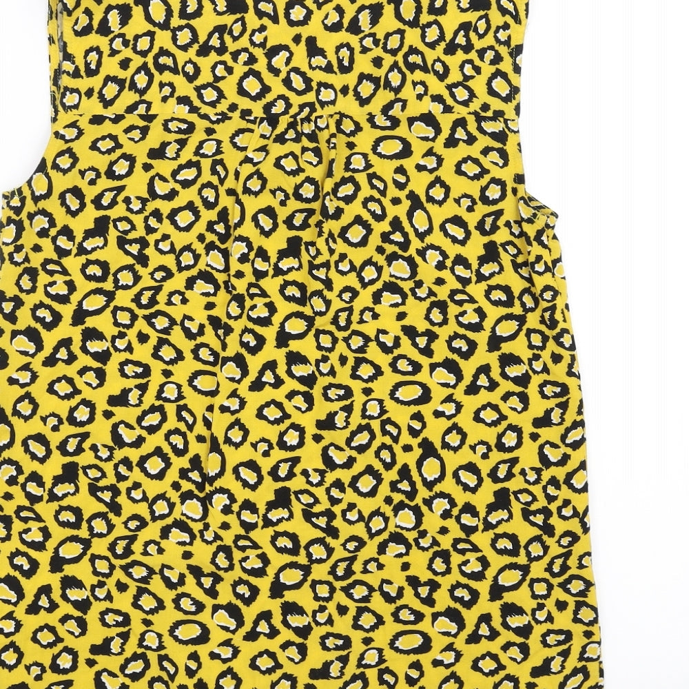 Soyaconcept Womens Yellow Basic T-Shirt Size S