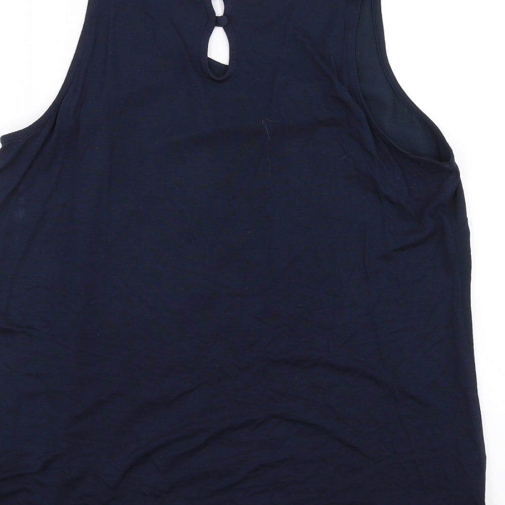 NEXT Womens Blue Basic Tank Size 10