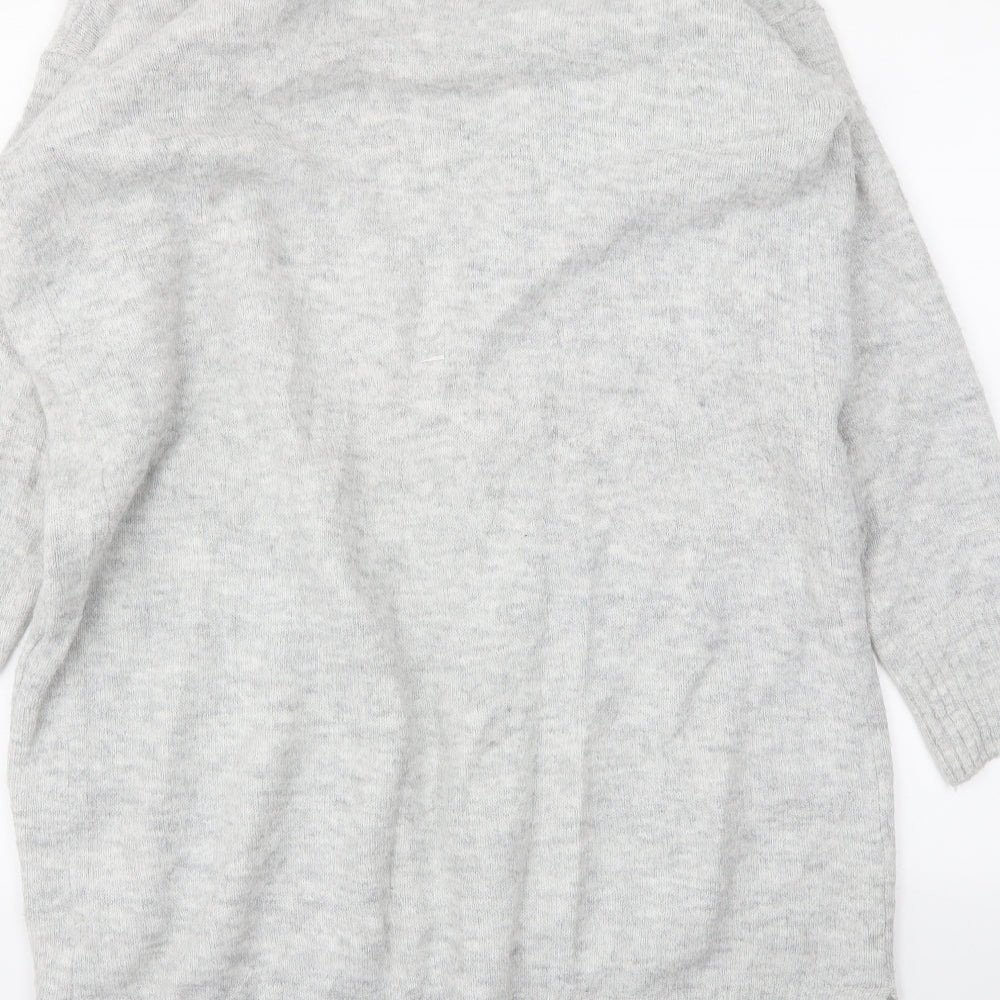 H&M Womens Grey Cardigan Jumper Size S