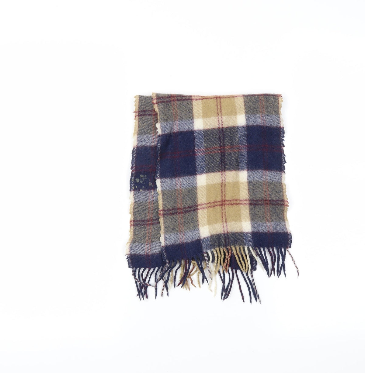 Ingles Buchan Unisex Blue Plaid Scarf Scarves & Wraps One Size