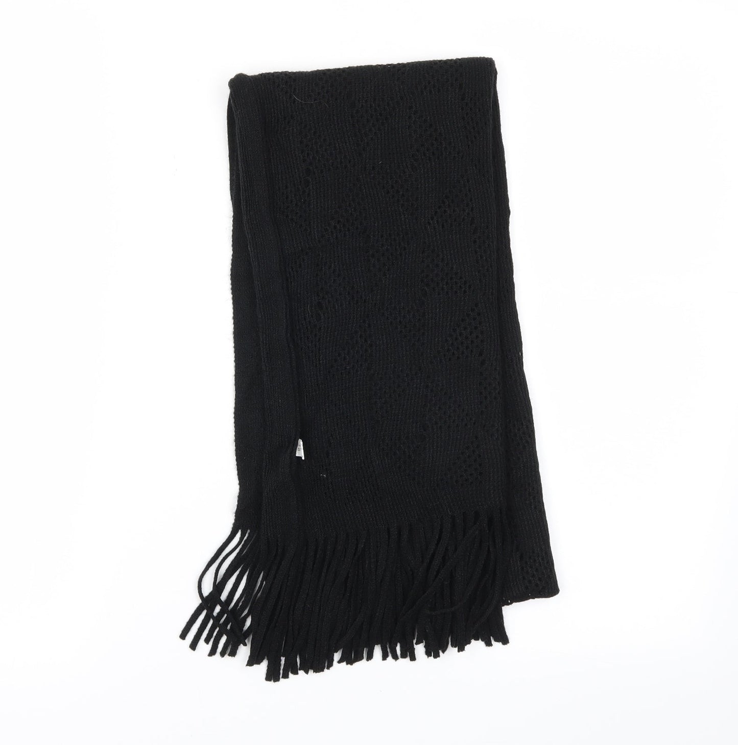 Preworn Unisex Black Scarf