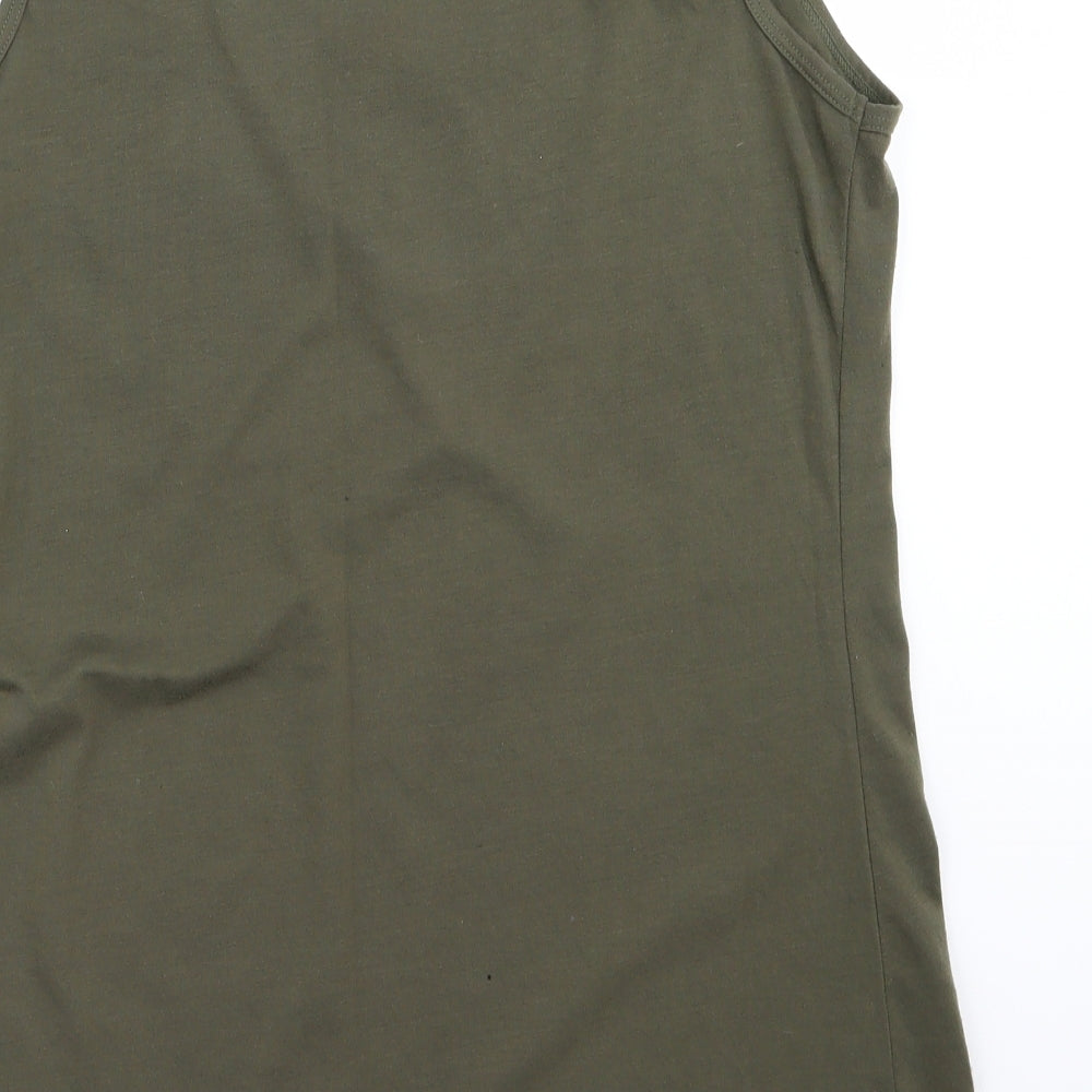 Avon Womens Green Basic Tank Size 10